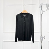 沃伦海龙 针织衫 Merino 德国扬子纱线美丽诺羊毛女士Polo领长袖