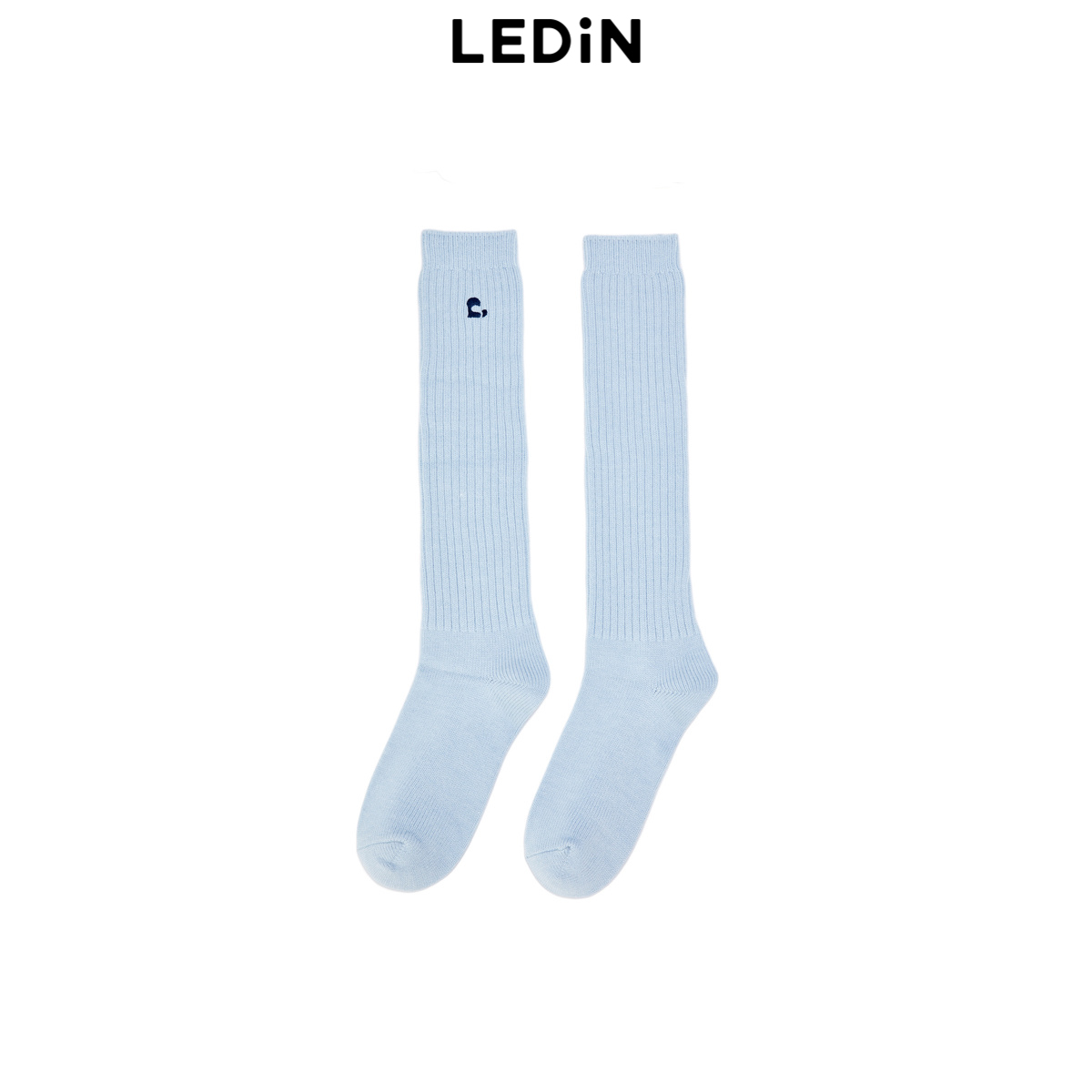 【商场同款】乐町2024年冬季新心动系列爱心绣花及膝袜C2YGE4291