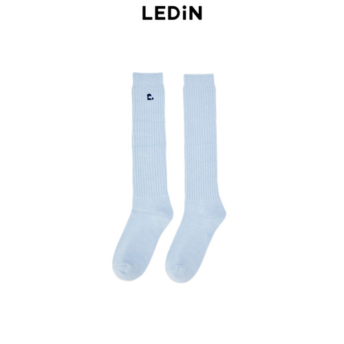 【商场同款】乐町2024年冬季新心动系列爱心绣花及膝袜C2YGE4291