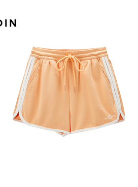 【商场同款】乐町动感活力针织短裤夏季休闲松紧腰裤子C2GJF2714