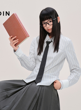 【商场同款】乐町全棉长袖衬衫2025年秋季新款合体上衣C2CAF3304