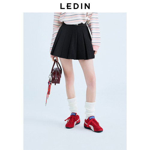 【商场同款】乐町减龄气质百褶裙25春季新款学院风短裙C2GEF1314*