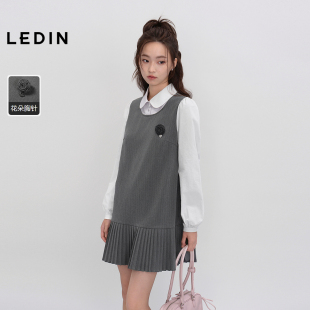 【商场同款】乐町小A版连衣裙2025冬新款假两件拼接裙子C1FAF4277