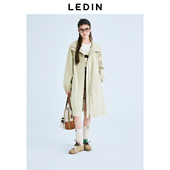 商场同款 乐町2025年春季 新品 松弛感长款 立领风衣C2BEF1110