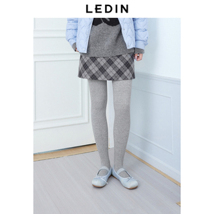 新款 乐町简约斜格A字裙冬季 学院风A字裙C2GEE4372 商场同款