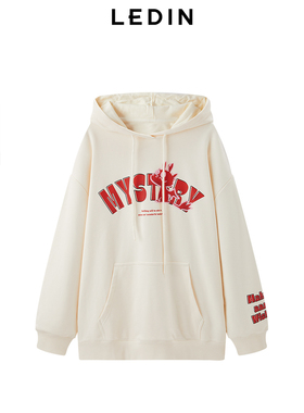 乐町字母龙卫衣2024春季新款上衣女C2CRE19