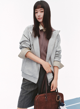 【tombonia联名】乐町商场同款毛圈卫衣加厚满印外套女C2BBF3323