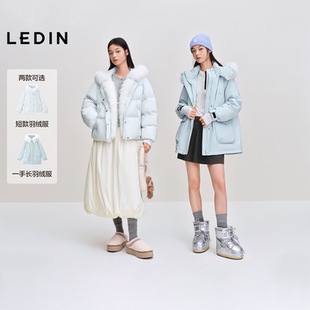 【所有姐姐的衣橱】乐町 三防派克狐狸毛羽绒服/狐狸毛短款羽绒服