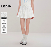 蛋糕裙A字半身裙C1GEF3128 新款 商场同款 乐町甜美小白裙秋季