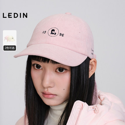 【商场同款】乐町蝴蝶结甜美帽子冬新款百搭字母棒球帽C2YAF4150