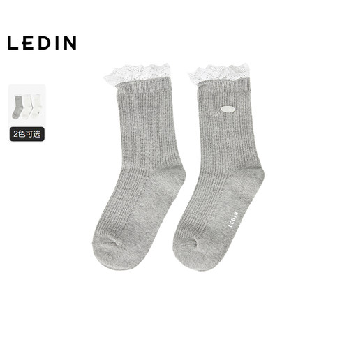 【商场同款】乐町袜子秋季新款透气吸汗百搭简约袜子C1YGF3213