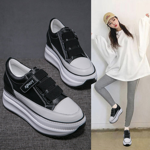 松糕鞋休闲厚底轻便小白鞋