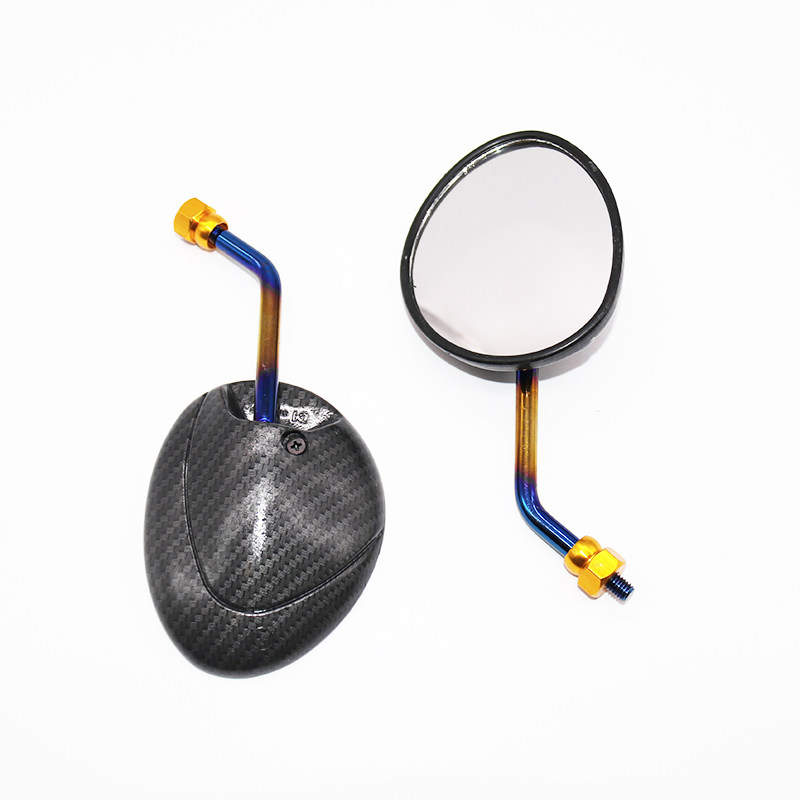 台湾千禧龟后视镜福喜鬼火BWS劲战摩托车改装倒车镜小龟王酷奇牛