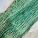 2.0MM极细天然原矿绿松石小米珠项链diy绿色毛衣链锁骨链颈链配饰