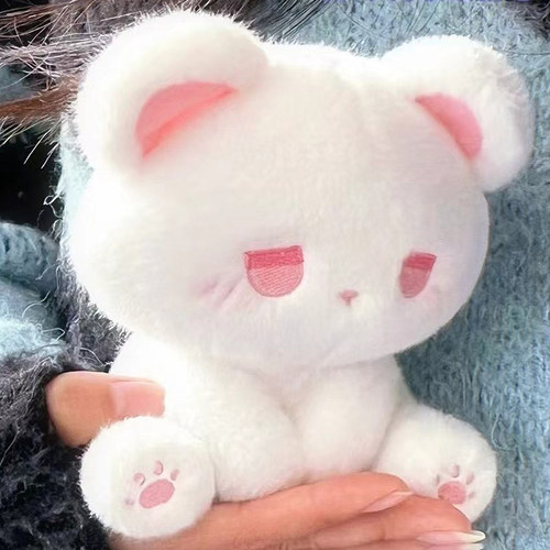 网红emo小猫玩偶呆呆公仔布娃娃睡觉抱枕毛绒玩具生日礼物送女友