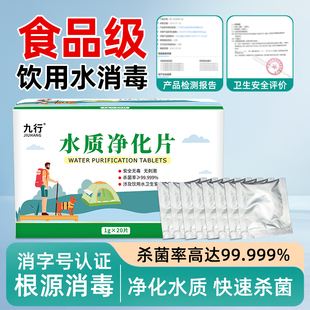 应急储备野外生活户外河水饮用水消菌杀毒净水抗震洪灾后水体净化