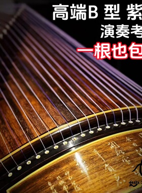 163型bB 型紫色琴弦初学专业考级演奏古筝琴弦蚕丝琴弦1-5 1-21弦