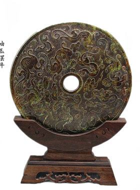 青龙平安扣生肖龙办公室客厅