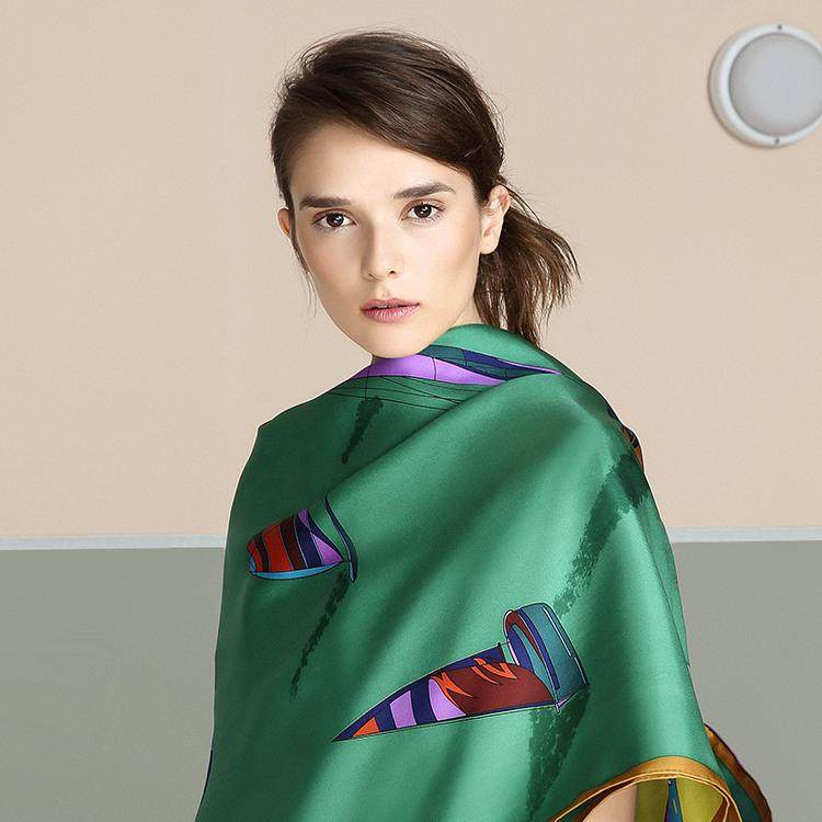 高端原创设计丝巾135双面印花大方巾桑蚕丝女披肩围巾春秋送礼,服饰配件/皮带/帽子/围巾,围巾/丝巾/披肩,淘宝优惠券,粉丝福利购,淘宝优惠卷