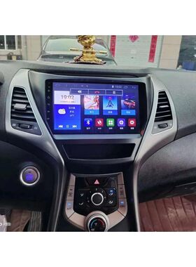 现代朗动中控大屏carplay投屏GPS导航DVD一体机