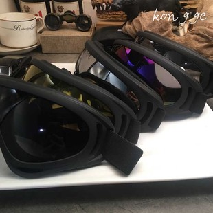 抖音同款街拍大球面滑雪眼镜男女防风骑行护目嘻哈蹦迪拍照太阳镜
