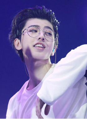 链条复古风圆框眼镜蔡徐坤同款