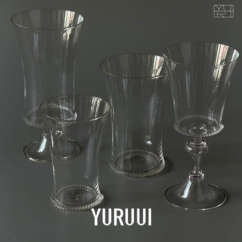 [YURUUI设计师]捷克STEPANEK TELC透明色玻璃杯酒杯饮料杯啤酒杯