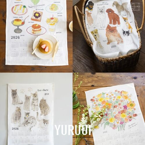 [YURUUI设计师]日本FOG LINEN WORK亚麻日历
