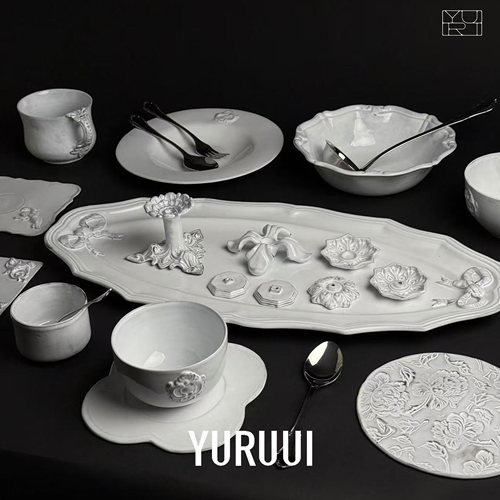 [YURUUI设计师]法国CARRON PARIS新品黑陶餐具香插碗盘