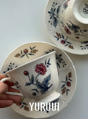 [YURUUI中古]英国Wedgewood中古咖啡杯碟套组