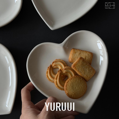 [YURUUI设计师]意大利VBC CASA心形甜点盘蛋糕盘摆盘盘子