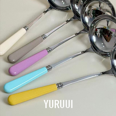 [YURUUI设计师]法国CAPDECO太阳神亚克力手柄长柄汤勺