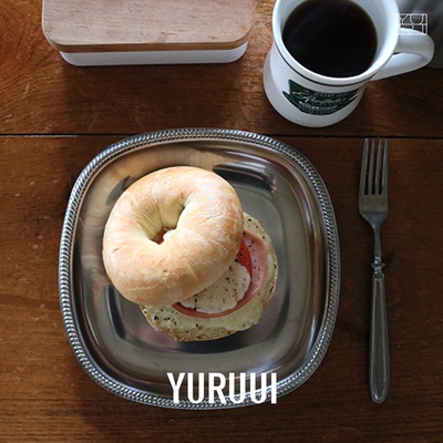 MOTTA不锈钢方形餐盘点心盘托盘