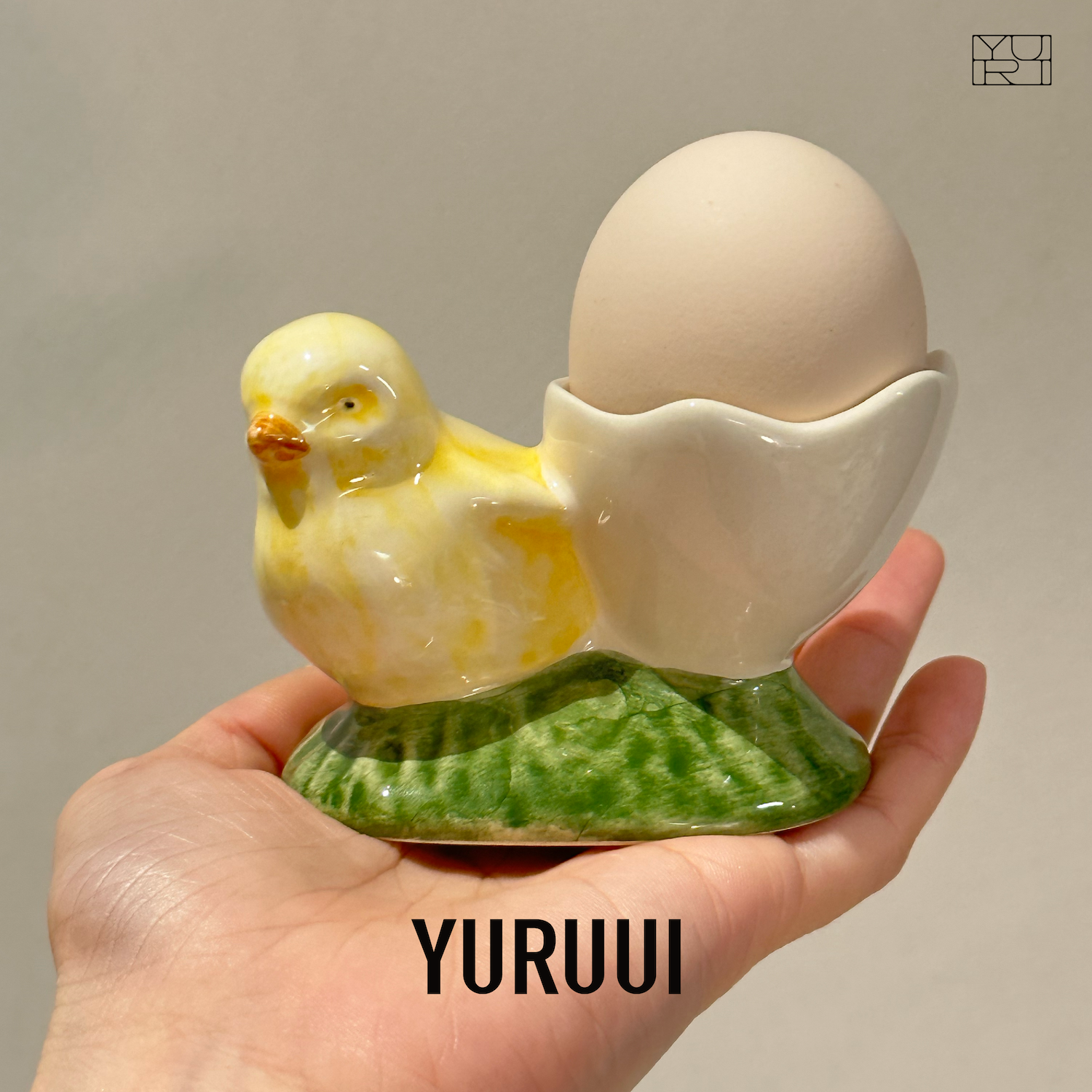 [YURUUI设计师]葡萄牙Bordallo Pinheiro可爱小鸡手绘陶瓷鸡蛋杯,餐饮具,餐用托盘,淘宝优惠券,粉丝福利购,淘宝优惠卷