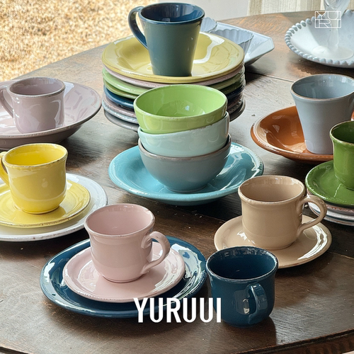 [YURUUI设计师]意大利Virginia Casa彩色赤陶瓷意面碗汤碗沙拉盘