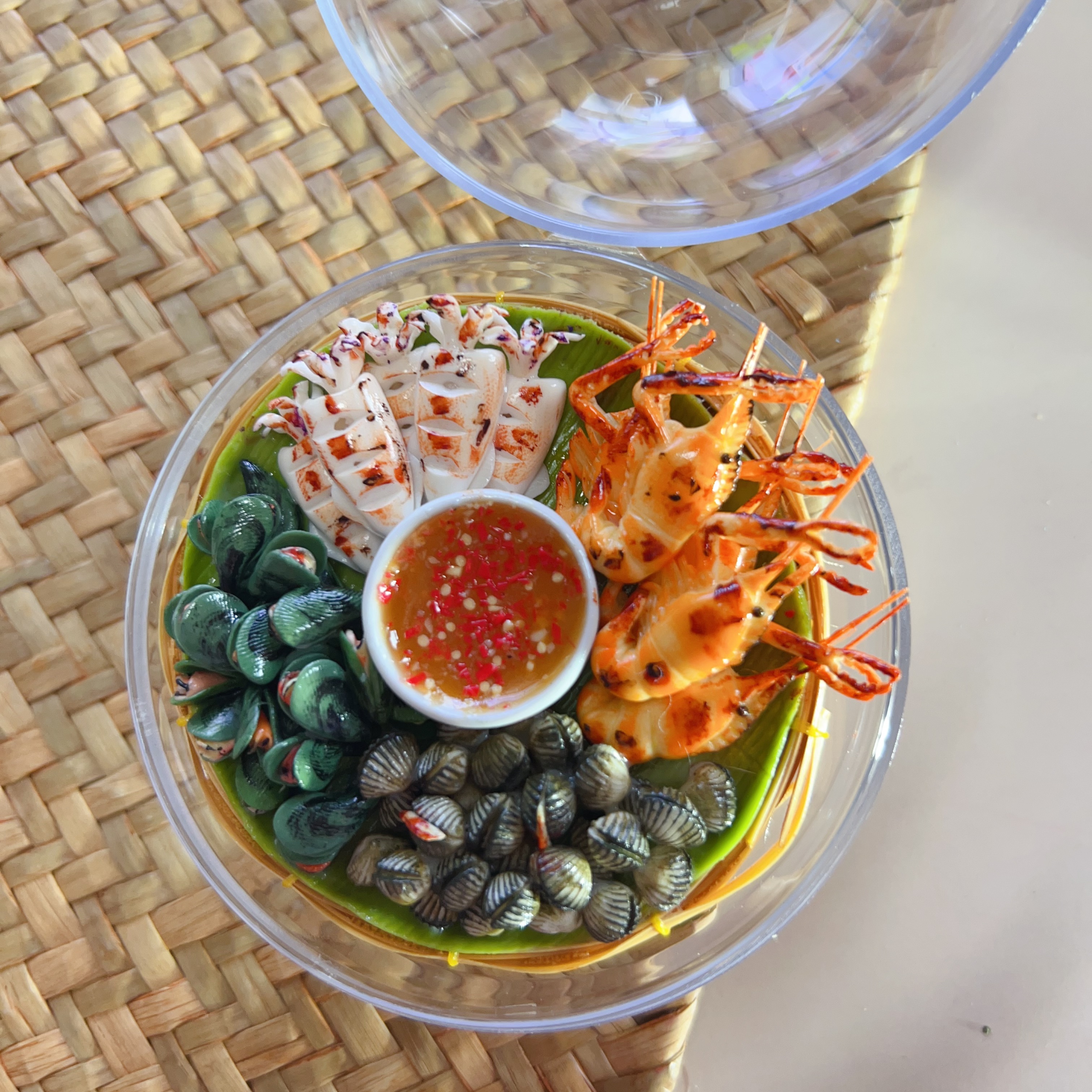 泰国迷你微缩食物玩纪念