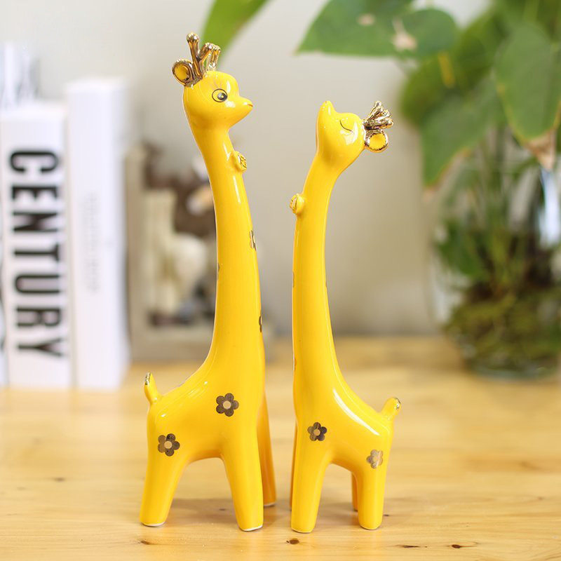 宏赫现代描金长颈鹿套装北欧现代玄关电视柜茶几客厅装饰摆件高档,家居饰品,装饰摆件,淘宝优惠券,粉丝福利购,淘宝优惠卷