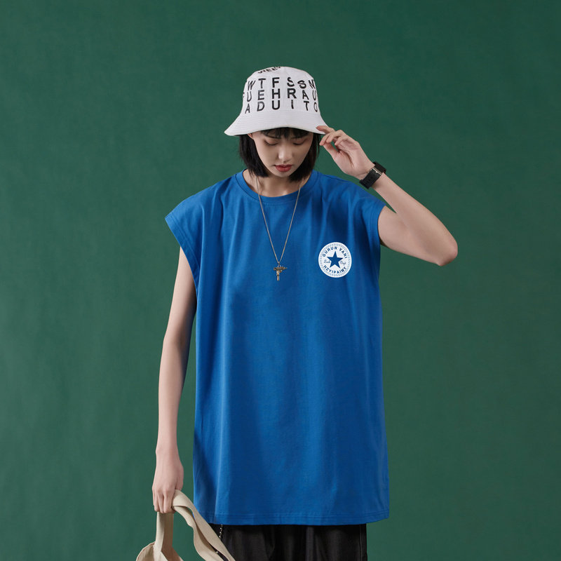 Women's model shed cotton summer new loose oversized waistcoat for men