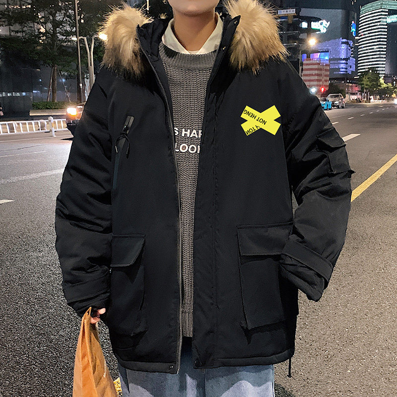 Hong Kong Fengkai polyester winter large cotton coat male