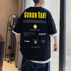 Gangfenghe 95% cotton 5% polyester Summer Short Sleeve T-Shirt half sleeve