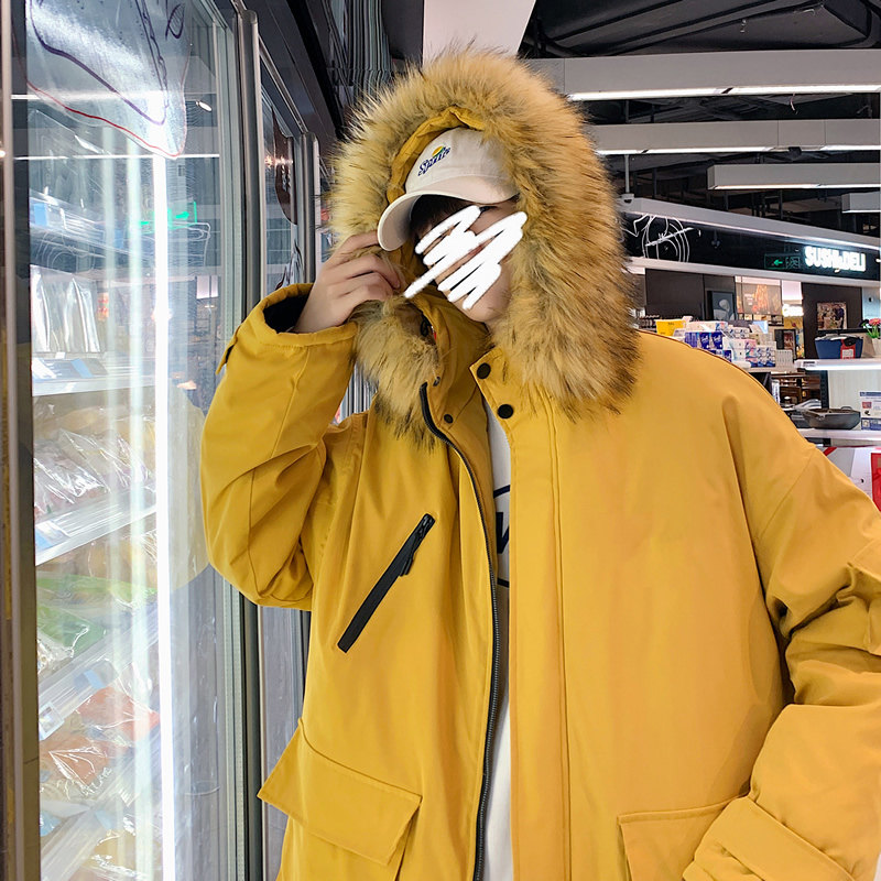 Hong Kong Fenglei polyester winter large cotton coat for men