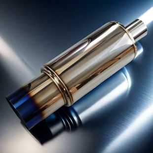 跨境电商热卖尾鼓汽车改装排气管通用直排响鼓跑车低沉尾段声浪