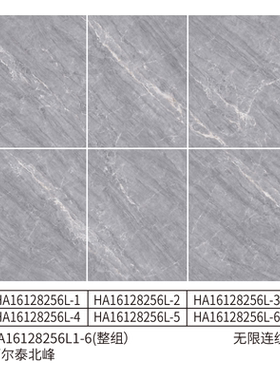 诺贝尔瓷砖 大板 HA16128256L阿尔泰北峰 连纹产品 单品1200X1600