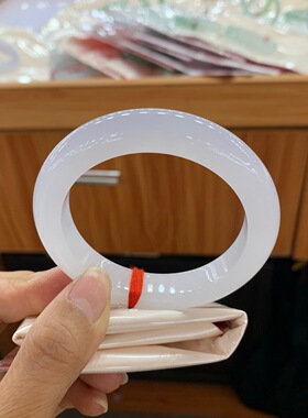 121040JJ 冰紫底正圈翡翠手镯 55.8-12.3-9.7