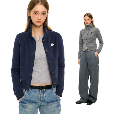 MYSAME美式复古立领排扣