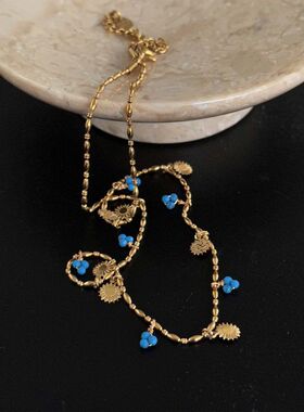 法式浪漫风情项链氛围感多圈