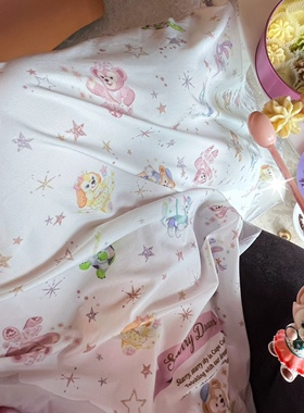 Nai Risa 独+ 泰国 梦幻白色星梦 六宝星星印花 丝巾披肩大方巾