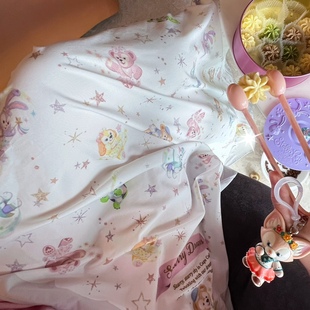 Risa 六宝星星印花 独 梦幻白色星梦 丝巾披肩大方巾 泰国 Nai