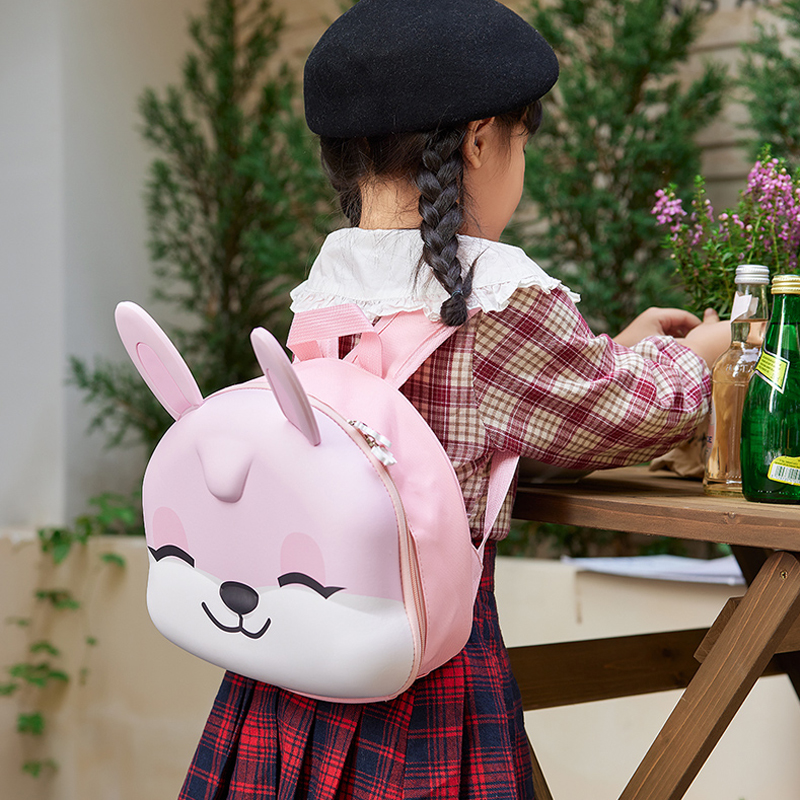 儿童书包幼儿园女孩蛋壳包卡通男童宝宝双肩包外出轻便旅游背包潮