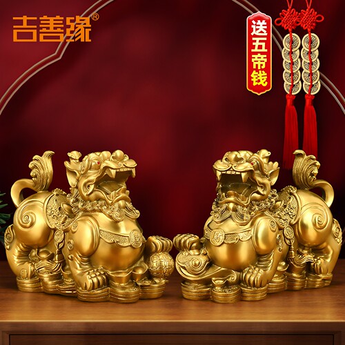 铜貔貅摆件性价比高大小可选